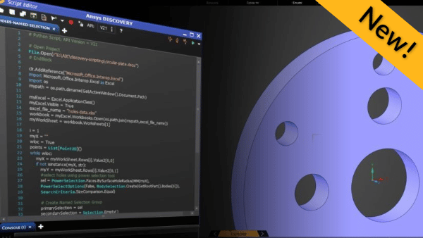 Scripting in Ansys Discovery